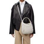 LOEWE DIAMOND HOBO BAG IN CALFSKIN