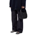 LOEWE DIAMOND HOBO BAG IN CALFSKIN