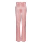 MAGDA BUTRYM WILD LEG SILK TAILORED PANTS IN PINK