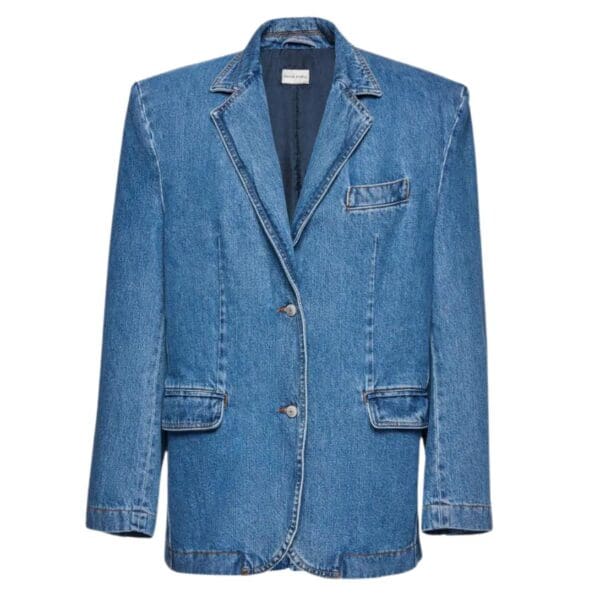 MAGDA BUTRYM CLASSIC OVERSIZED DENIM BLAZER