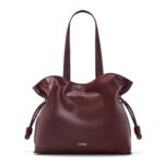 LOEWE LARGE FLAMENCO CLUTCH BAG IN CALFSKIN NAPPA