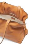 LOEWE LARGE FLAMENCO CLUTCH BAG IN CALFSKIN NAPPA