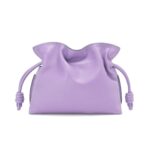 LOEWE MINI FLAMENCO CLUTCH BAG IN CALFSKIN NAPPA