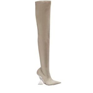 THE ATTICO ”CHEOPE” GREY THIGH HIGH