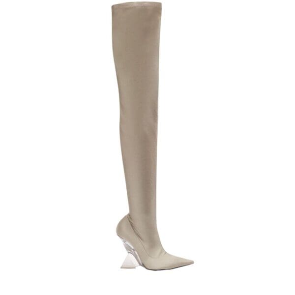 THE ATTICO ''CHEOPE'' GREY THIGH HIGH