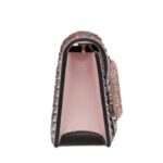 VALENTINO GARAVANI SMALL LOCO SHOULDER BAG WITH RHINESTONES