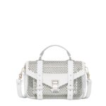 PROENZA PS1 TINY BAG IN PERFORATED LEATHER OPTIC WHITE