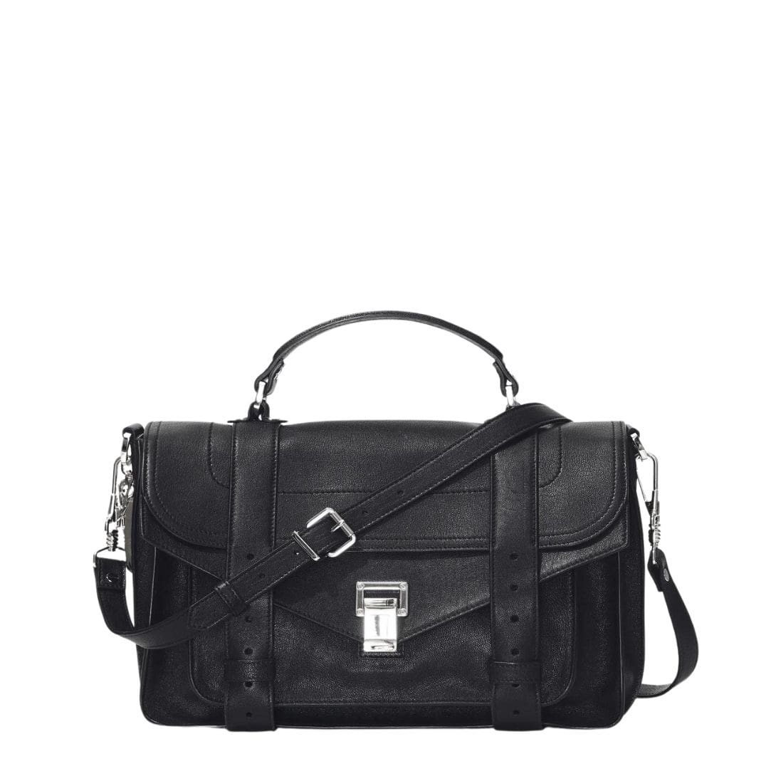 PROENZA PS1 MEDIUM BAG IN SUEDE BLACK