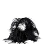 PROENZA PARK SHOULDER BAG IN NYLON WITH FEATHERS BLACK