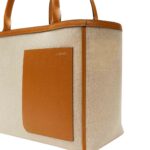 VALEXTRA SHOPPING MEDIUM BAG CANVAS
