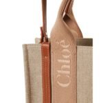 CHLOE SMALL WOODY TOTE BAG SOFT TAN