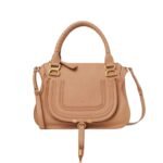 CHLOE MARCIE DOUBLE CARRY BAG LIGHT TAN