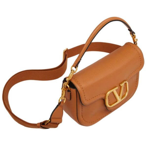 VALENTINO GARAVANI ALLTIME GRAINY CALFSKIN SHOULDER BAG