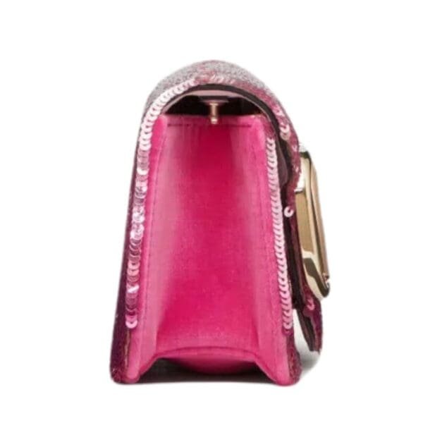 VALENTINO GARAVANI LOCÒ SMALL SHOULDER BAG WITH GRADIENT-EFFECT EMBROIDERY