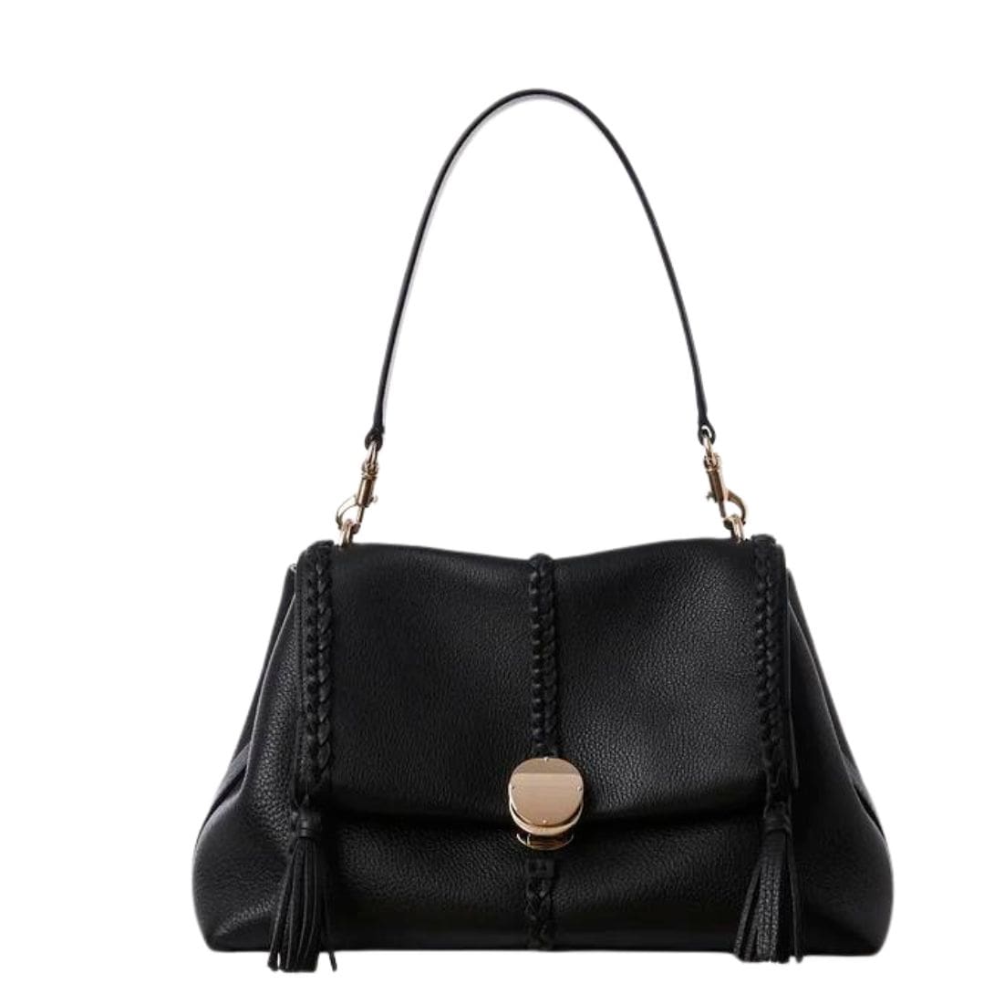 CHLOE PENELOPE MEDIUM SOFT SHOULDER BAG BLACK