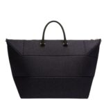 VALEXTRA POLYHEDRAL WEEKENDER DENIM TRAVEL BAG