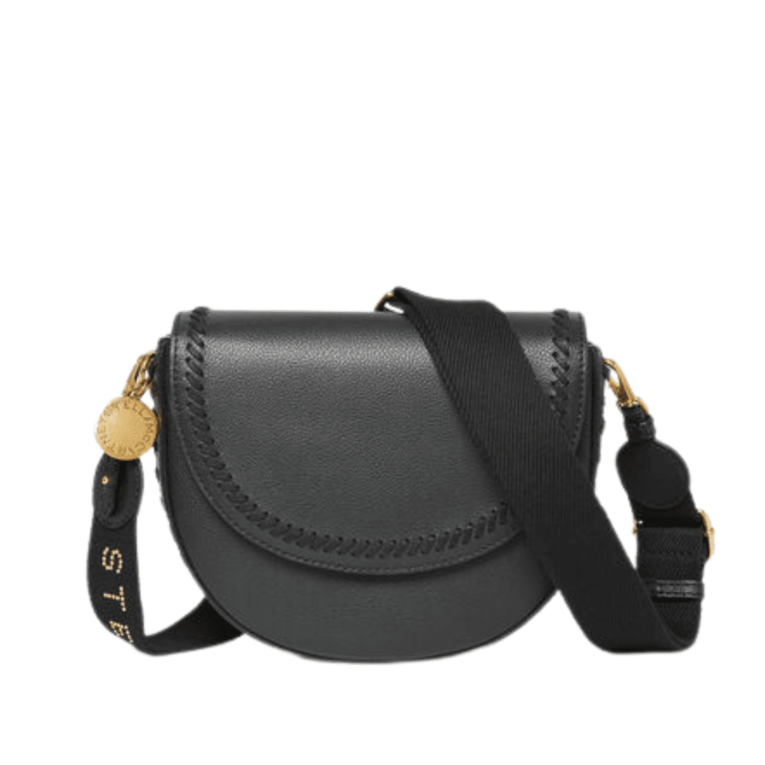 STELLA MCCARTNEY FRAYME MIRUM MEDIUM FLAP SHOULDER BAG