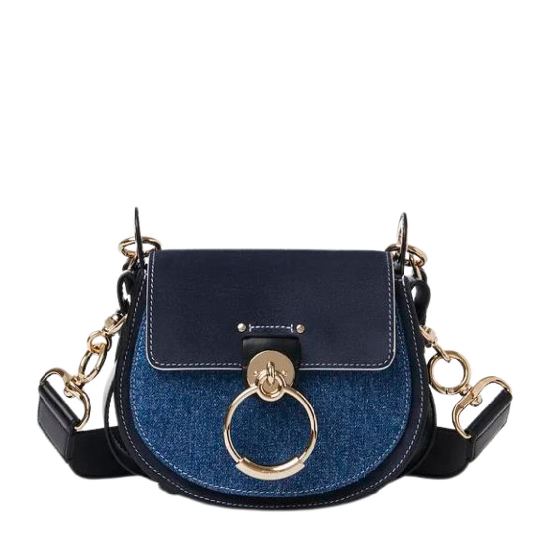 CHLOE SMALL TESS BAG DENIM