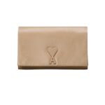 AMI VOULEZ VOUS WALLET STRAP IN LIGHT BEIGE