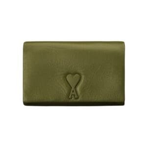 AMI VOULEZ VOUS WALLET STRAP IN OLIVE