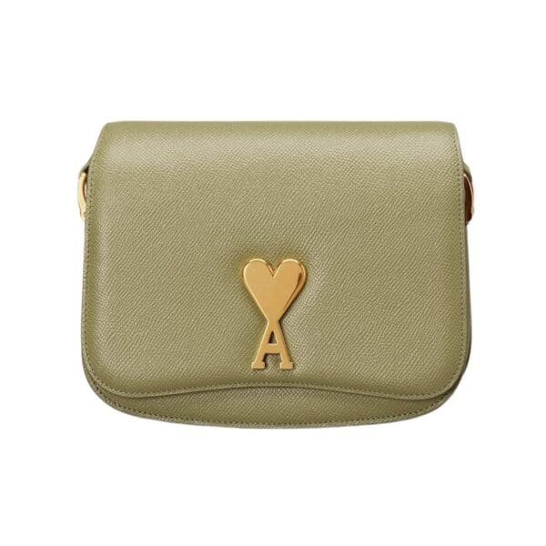 AMI SMALL PARIS PARIS BAG IN OLIVE