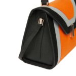 VALEXTRA ISIDE FELT TOP HANDLE MEDIUM BAG