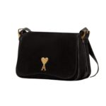 AMI PANAME PANAME SATCHEL BAGIN BLACK