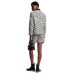 LOUIS VUITTON MALLEGATE LEATHER PENCIL SKIRT