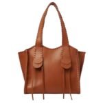 CHLOE MEDIUM MONY TOTE BAG CARAMEL