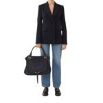 CHLOE MARCIE LARGE DOUBLE CARRY BAG MIDNIGHT BLUE