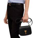 AMI MINI PARIS PARIS BAG IN BLACK