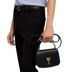 AMI MINI PARIS PARIS BAG IN BLACK