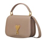 AMI MINI PARIS PARIS BAG IN LIGHT TAUPE
