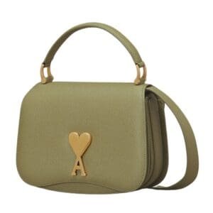 AMI MINI PARIS PARIS BAG IN OLIVE