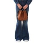 CHLOE MARCIE BUCKET BAG TAN