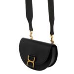 CHLOE MARCIE MINI FLAP BAG BLACK