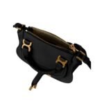 CHLOE MARCIE MINI DOUBLE CARRY BAG BLACK