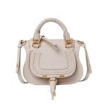 CHLOE MARCIE MINI DOUBLE CARRY BAG WILD GREY