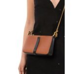CHLOE MARCIE POUCH ON CHAIN TAN