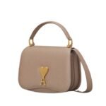 AMI MINI PARIS PARIS BAG IN LIGHT TAUPE