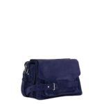 Indulge in understated elegance with the Beacon Saddle Bag in Suede, a captivating creation that pays homage to the rugged charm of traditional workwear satchels. Crafted from sumptuously supple suede in a deep, alluring dark blue hue, this accessory embodies sophistication and refinement while embracing its utilitarian inspiration. The Beacon Saddle Bag in Suede is a testament to the brand's dedication to superior craftsmanship and meticulous attention to detail. The supple suede material lends a luxurious touch to the design, inviting touch and admiration with its velvety texture and rich color. At the forefront of the design are the signature belted straps adorned with a distinguished D-ring buckle, securing the fold-over flap with both practicality and style. Inspired by the functionality of workwear satchels, these straps add a touch of rugged elegance to the bag while ensuring the safety of your belongings. Versatility is key with the adjustable shoulder strap, allowing you to effortlessly transition from day to night with ease and comfort. Whether worn crossbody for hands-free convenience or elegantly draped over the shoulder, this thoughtful addition ensures that the bag complements your every movement with grace and style. Practicality meets sophistication with the inclusion of a zip top fastening, providing secure closure for your essentials, while a zip back pocket offers convenient access to items on the go. Inside, an internal zip pocket further enhances organization, keeping your belongings neatly stowed within the spacious interior. Elevating the bag's aesthetic appeal are silver-tone metal hardware accents, adding a touch of modernity and refinement to its timeless design. From the precise stitching to the polished hardware, each detail is meticulously executed, reflecting the brand's dedication to impeccable craftsmanship and quality. In essence, the Beacon Saddle Bag in Suede epitomizes the perfect blend of classic elegance and contemporary sophistication. With its exquisite craftsmanship, thoughtful design, and enduring appeal, it stands as a testament to the brand's commitment to timeless style and impeccable quality, inviting you to elevate your ensemble with effortless sophistication and grace.