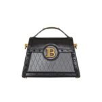 BALMAIN JOLIE MADAME MEDIUM BAG IN CALFSKIN BLACK