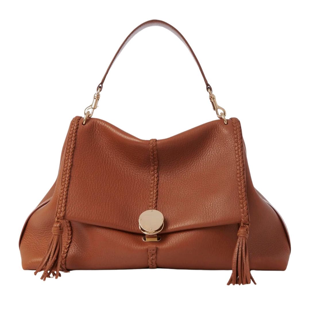 CHLOE PENELOPE LARGE SOFT SHOULDER BAG CARAMEL