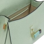 VALEXTRA ISIDE PLEXI TOP HANDLE MINI BAG