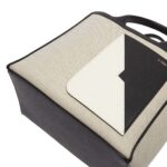 VALEXTRA SOFT CANVAS V TOTE MINI BAG
