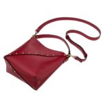 VALENTINO GARAVANI ROCKSTUD WISPY CALFSKIN BUCKET BAG