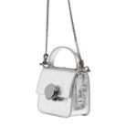 CHLOE PENELOPE MICRO FLAP BAG SILVER