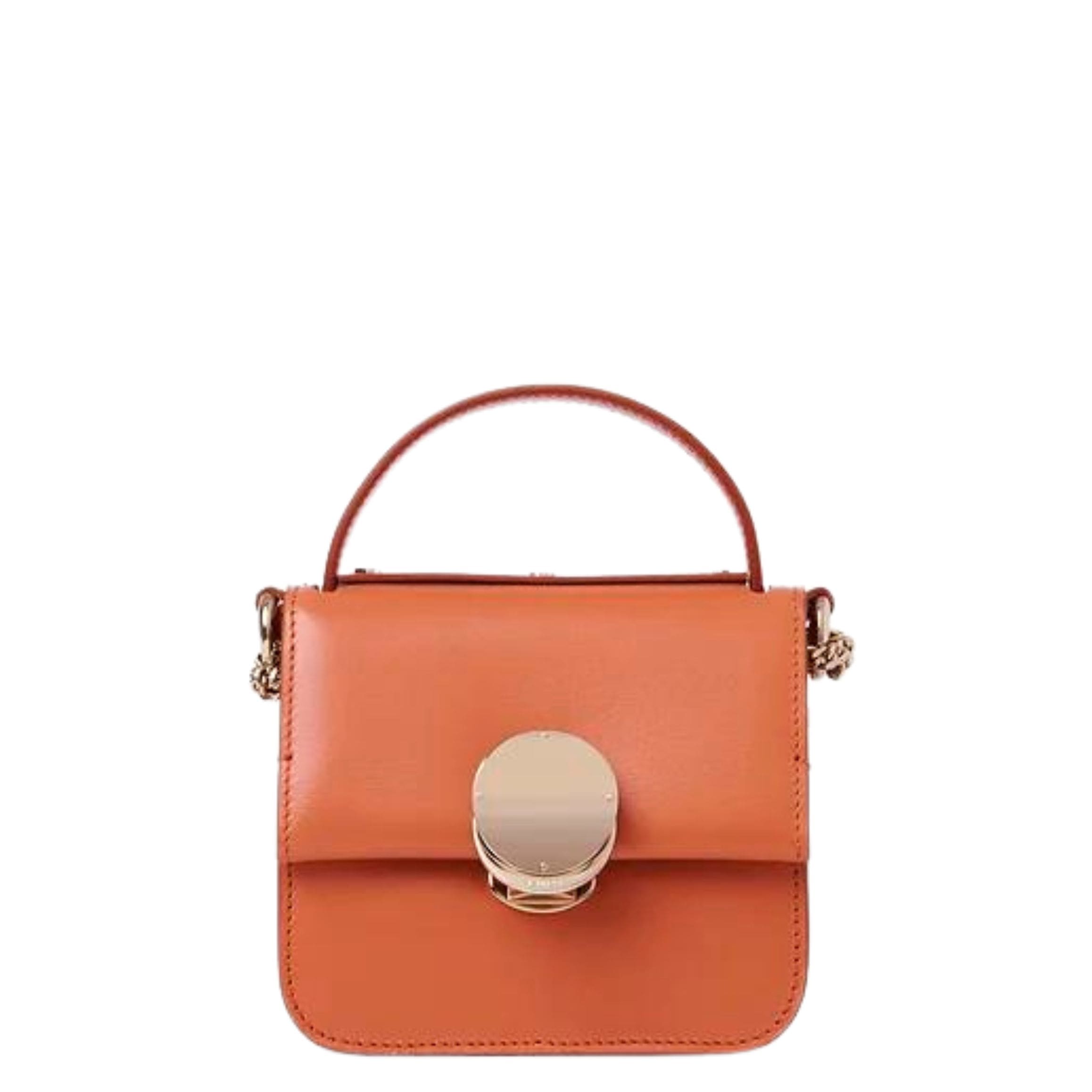 CHLOE PENELOPE MICRO FLAP BAG TAWNY ORANGE