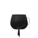 CHLOE MARCIE MEDIUM SADDLE BAG BLACK