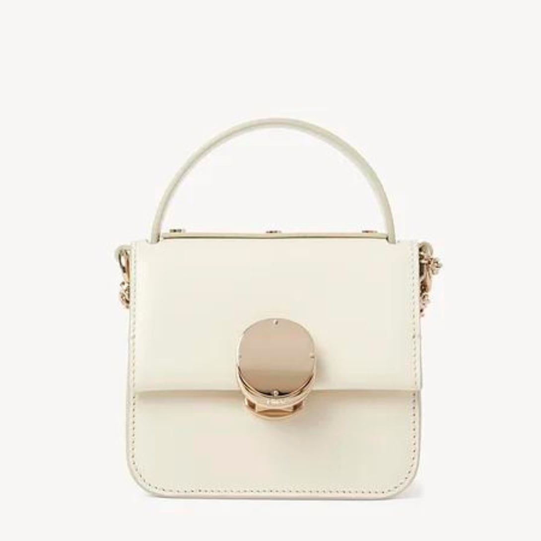 CHLOE PENELOPE MICRO FLAP BAG MISTY IVORY